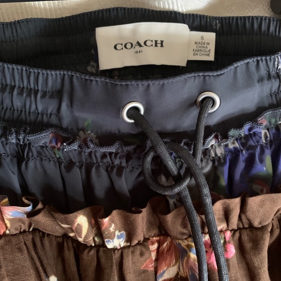 SOLD!____BNWOT COACH runway midi skirt patchwork - Picture 6 of 8